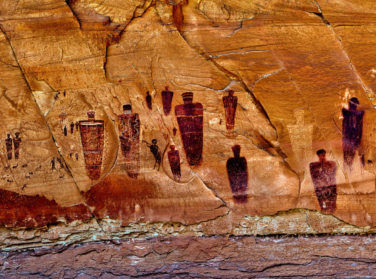 Great Gallery Petroglyphs at Canyonlands National Park