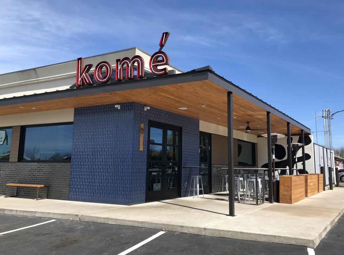 Image of the exterior of Kome.