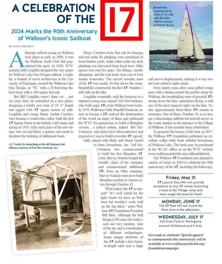 Walloon Lake Village Sailboat Celebration