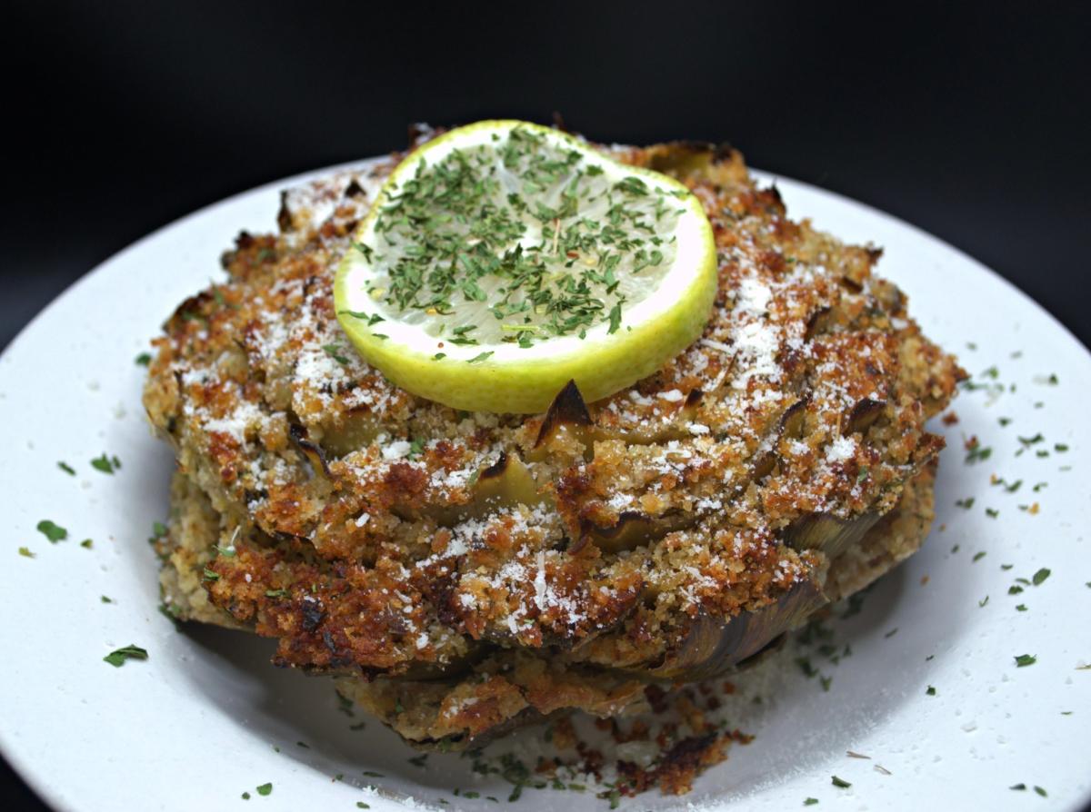 Bosco's Italian Cafe stuffed artichoke