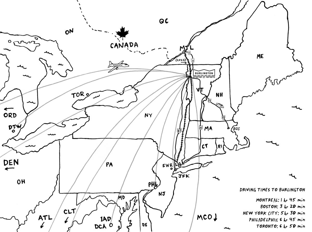 Direct Flights into Burlington VT