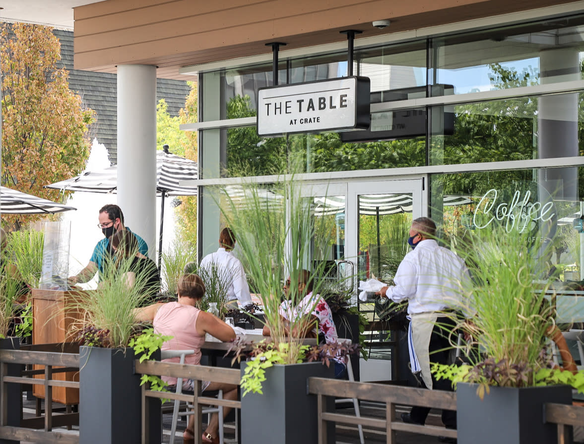Table at Crate Patio