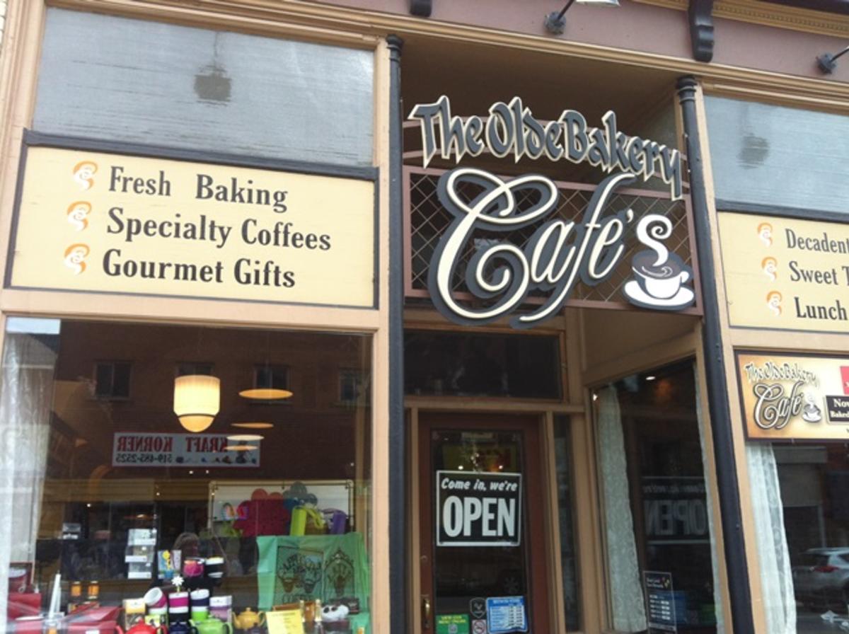 The Olde Bakery Cafe Exterior