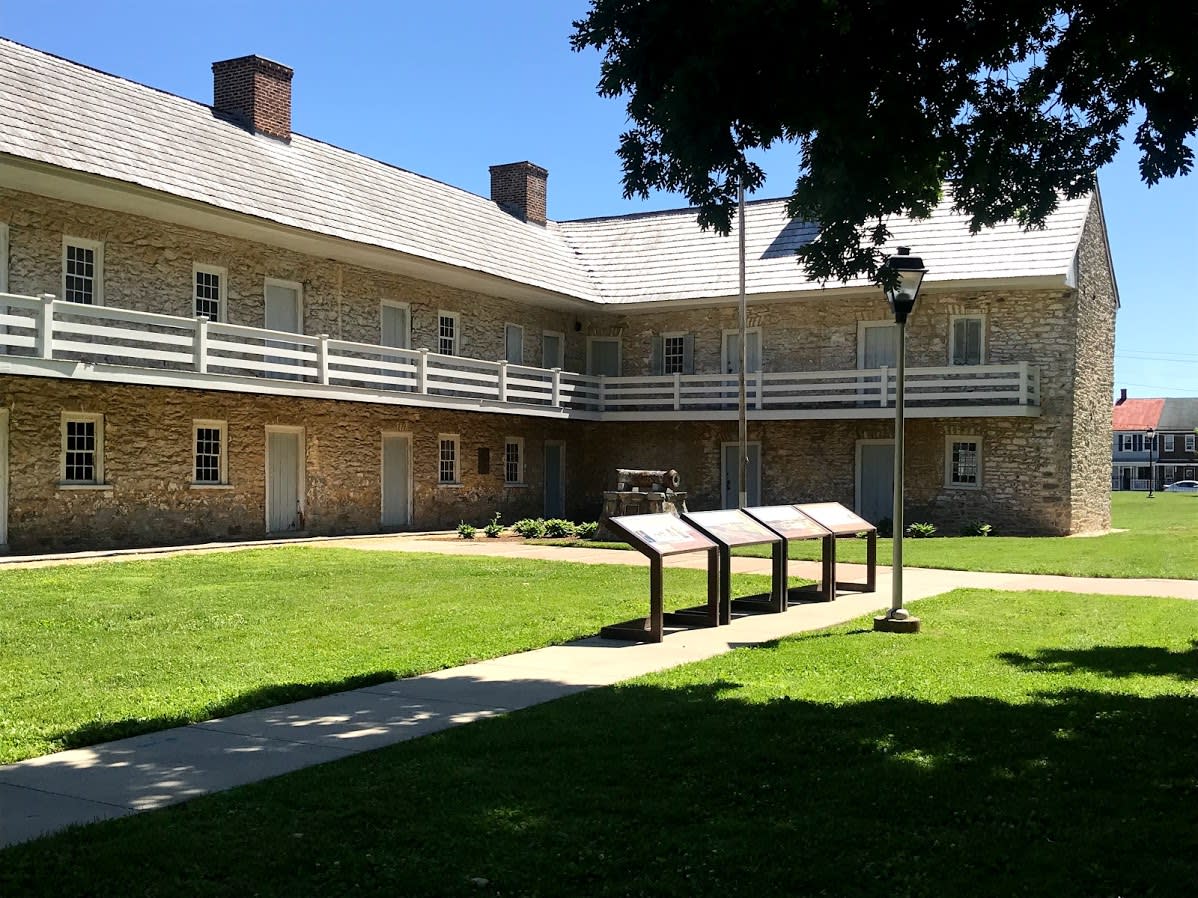 View of the Hessian Barracks