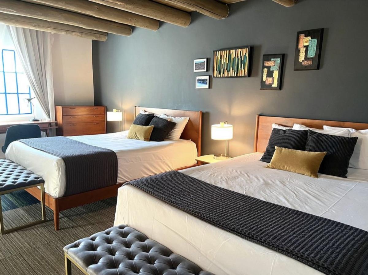 Interior of a room at El Vado Motel