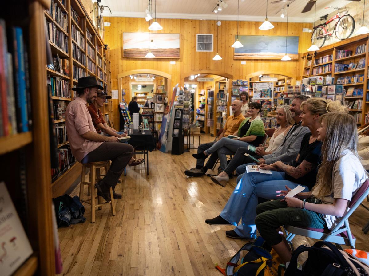 author event at Marias book shop
