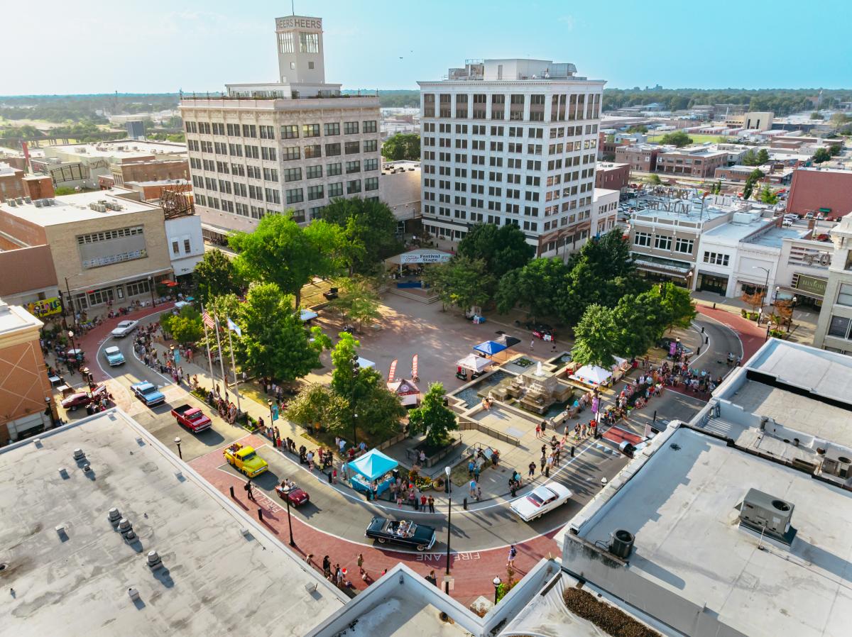 Birthplace of Route 66 Festival Aerial