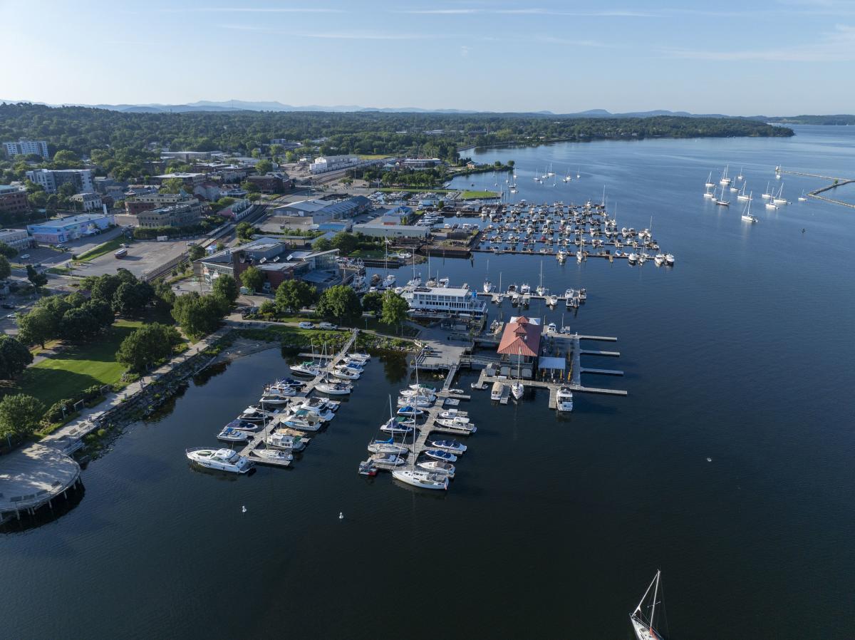 Burlington Bay - Harbor Aerial