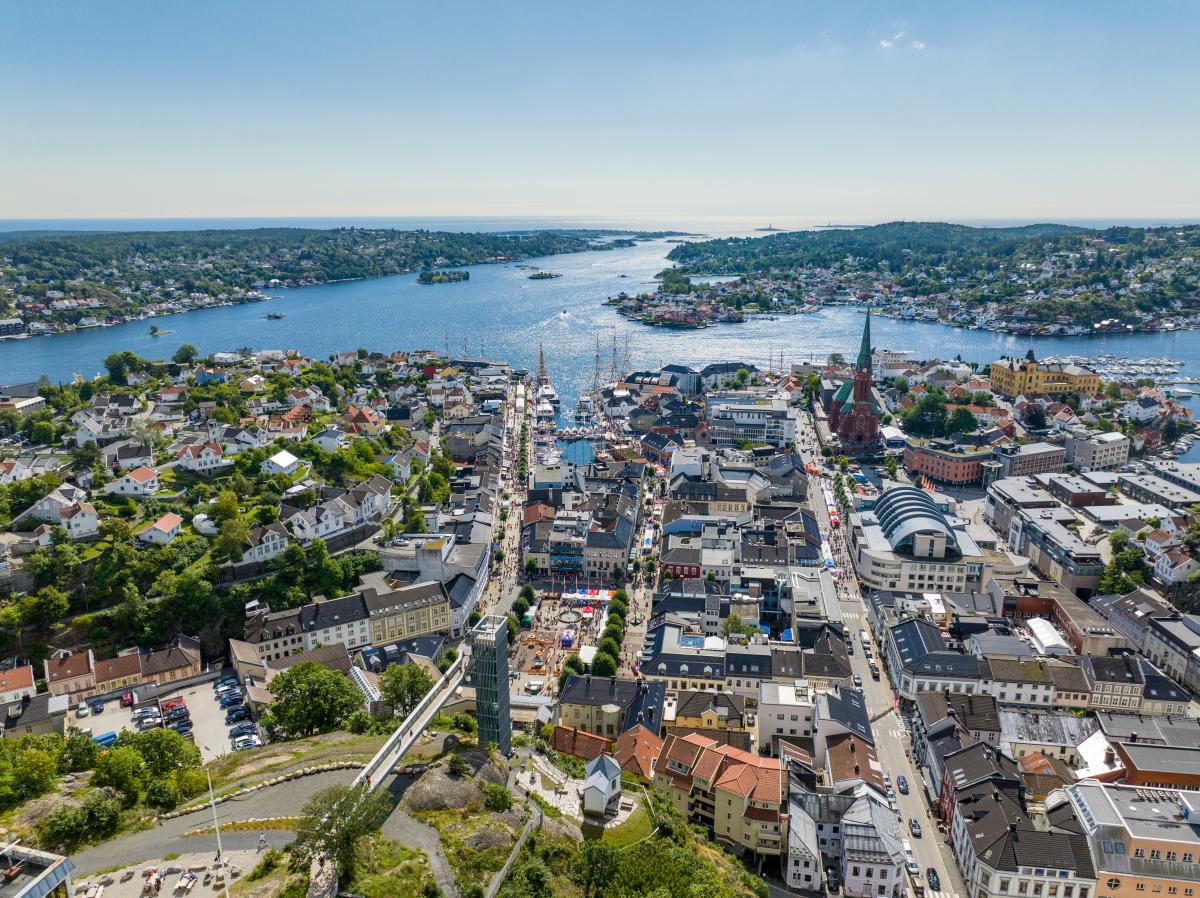 Arendal utsikt under Arendals uka