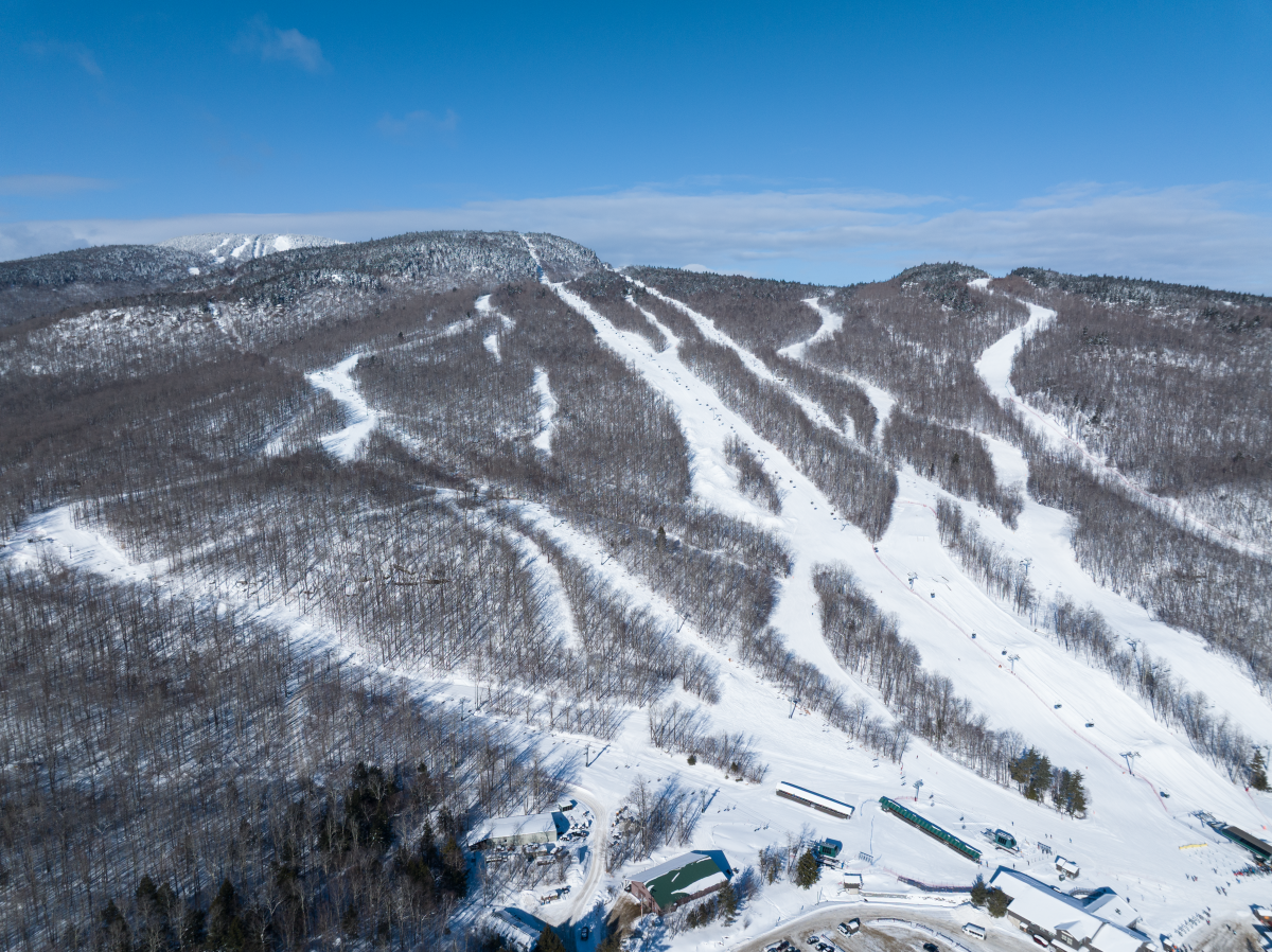 Aerial View of Gore Mountain