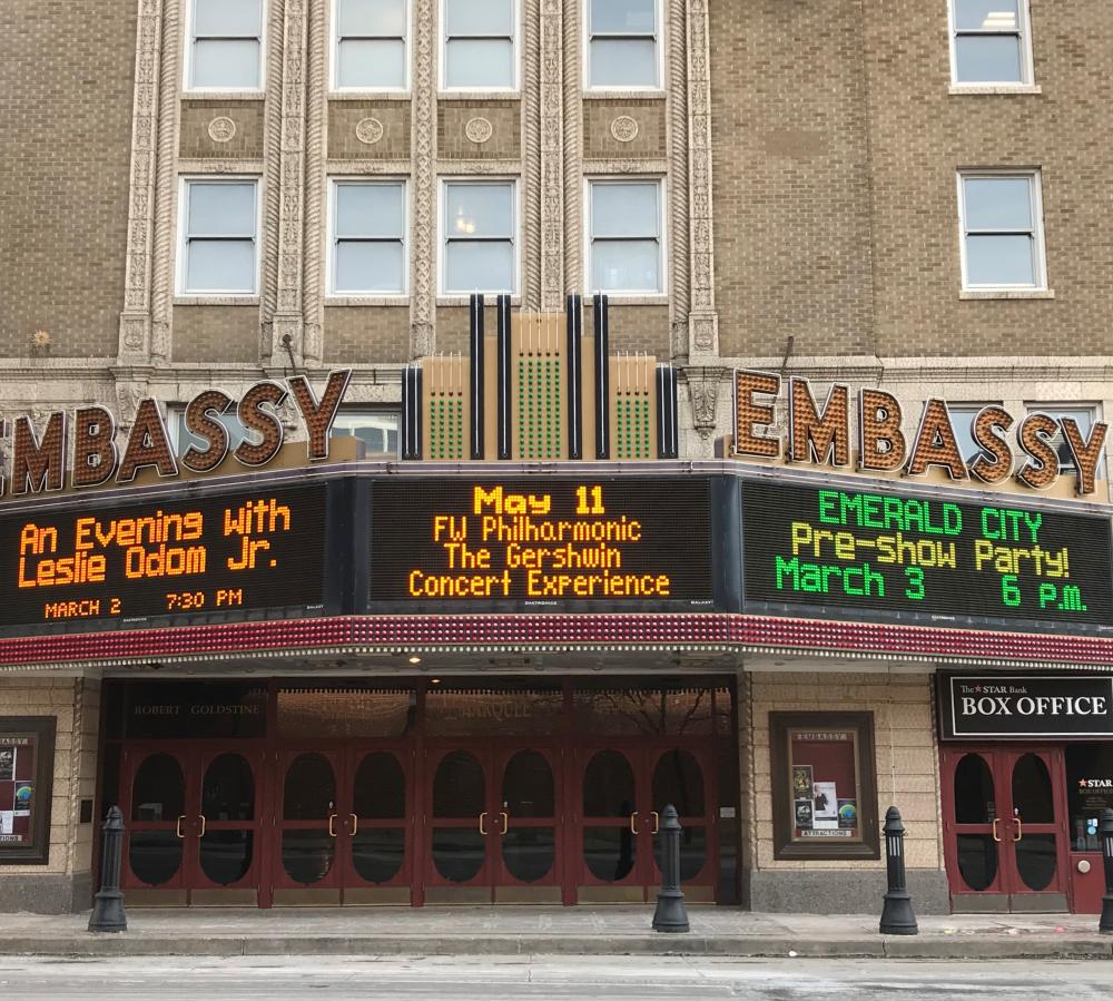 Embassy Theater Marquee