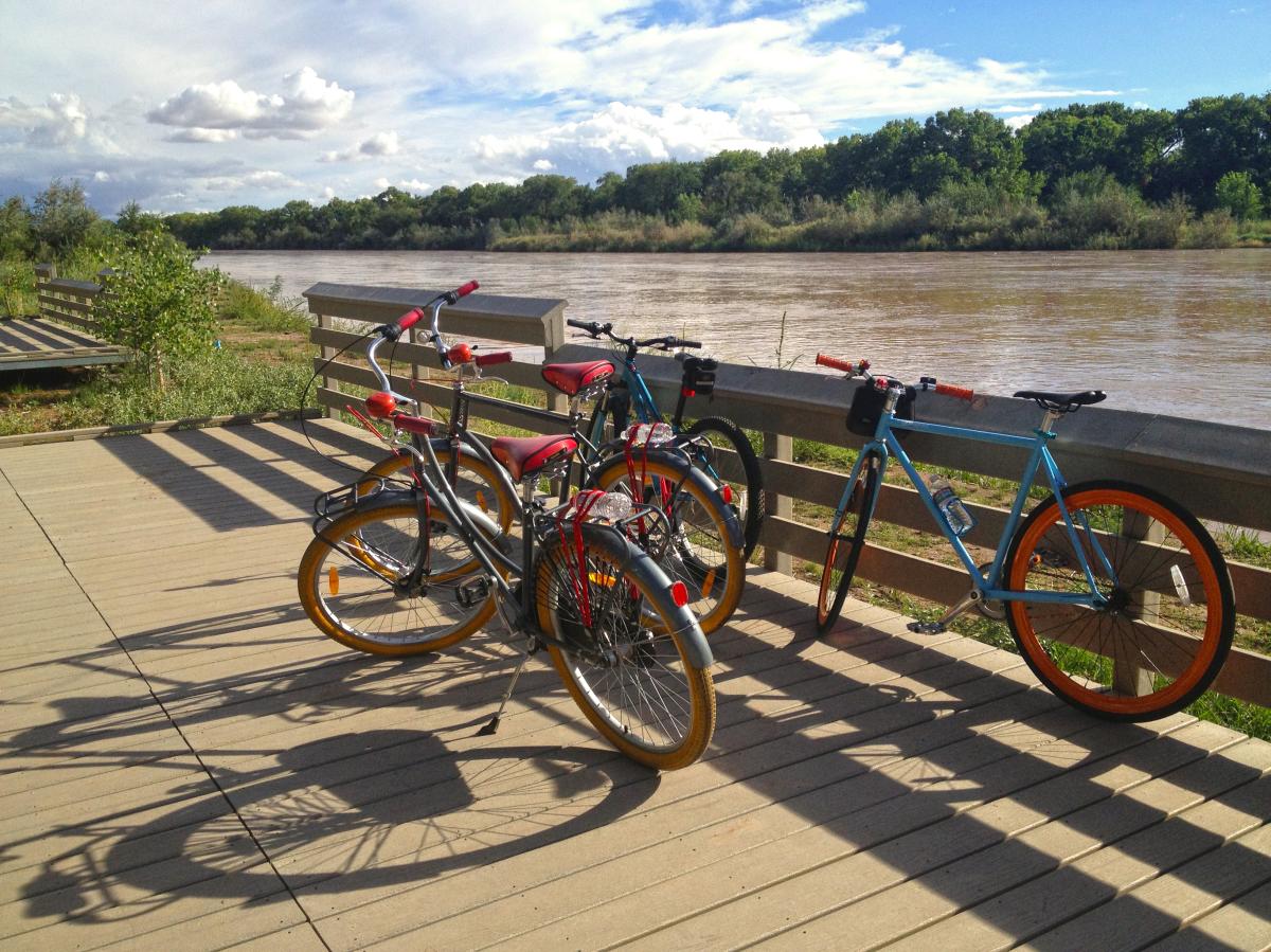 Bikes on the Rio Grande, Routes Bicycles