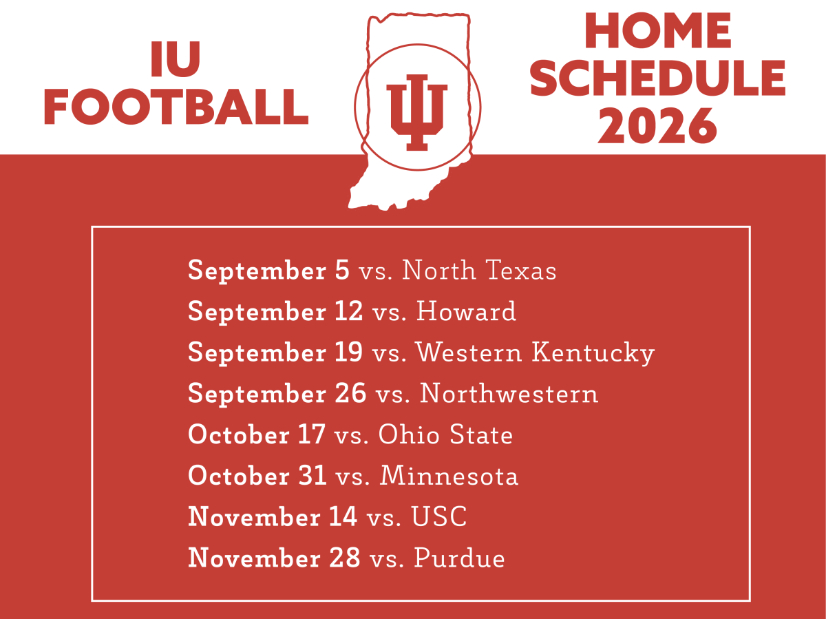 IU Football 2026 Schedule
