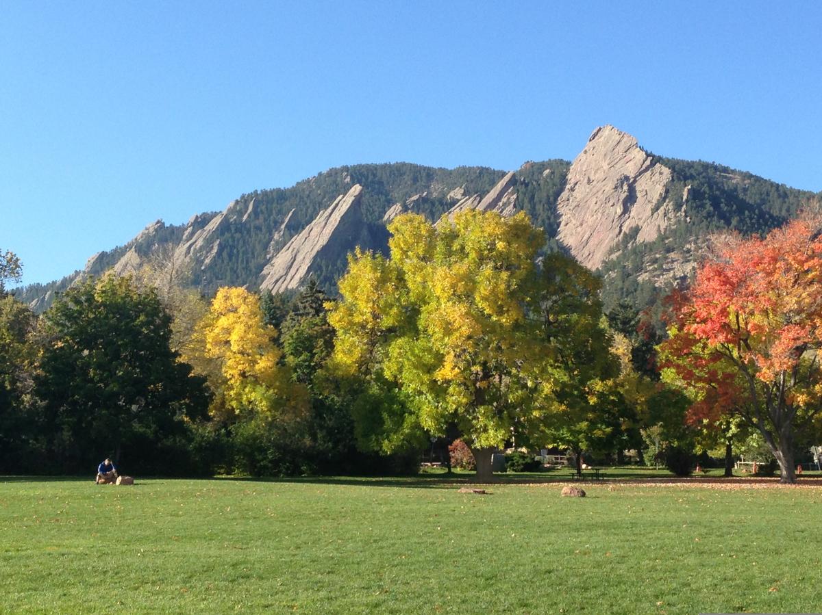 Flatirons in autumn