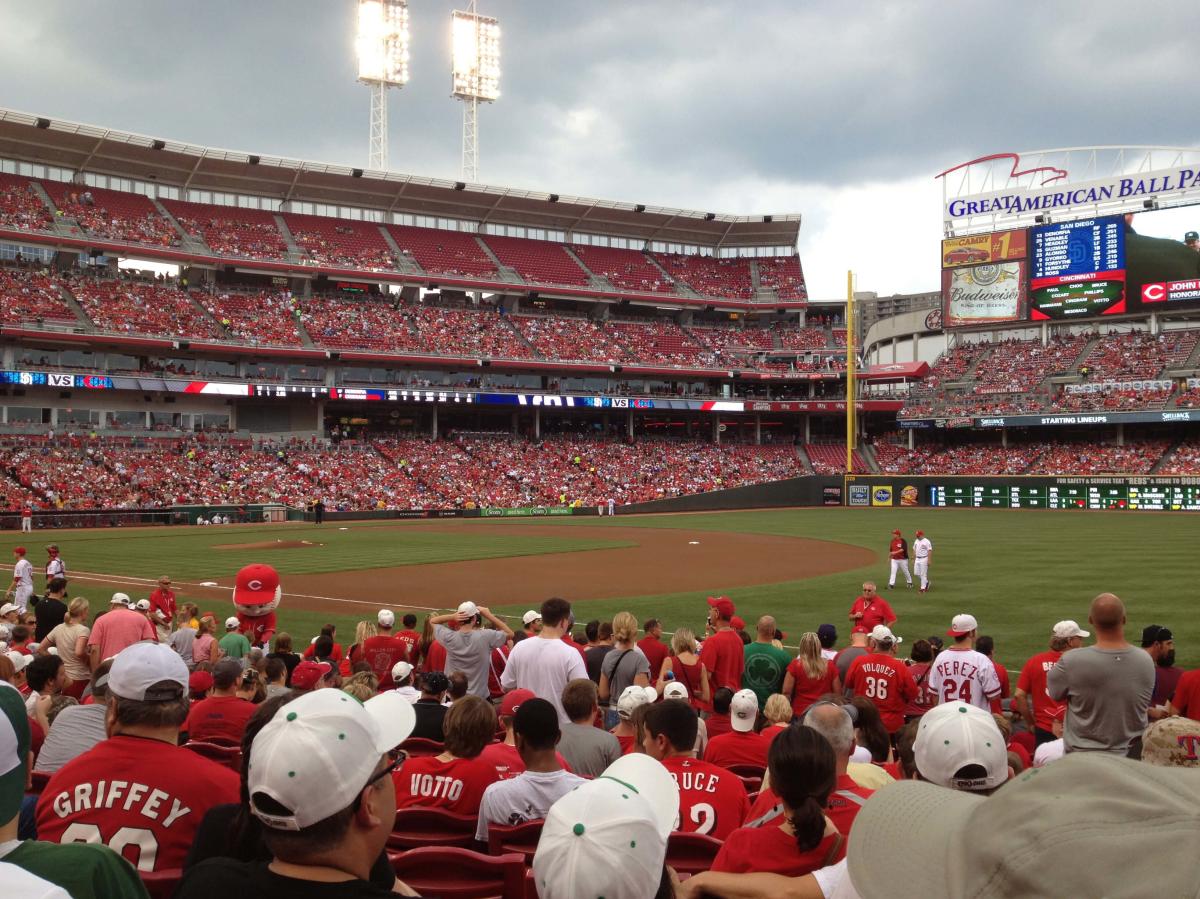 Where to eat in Cincinnati's Great American Ball Park during a Red's Game