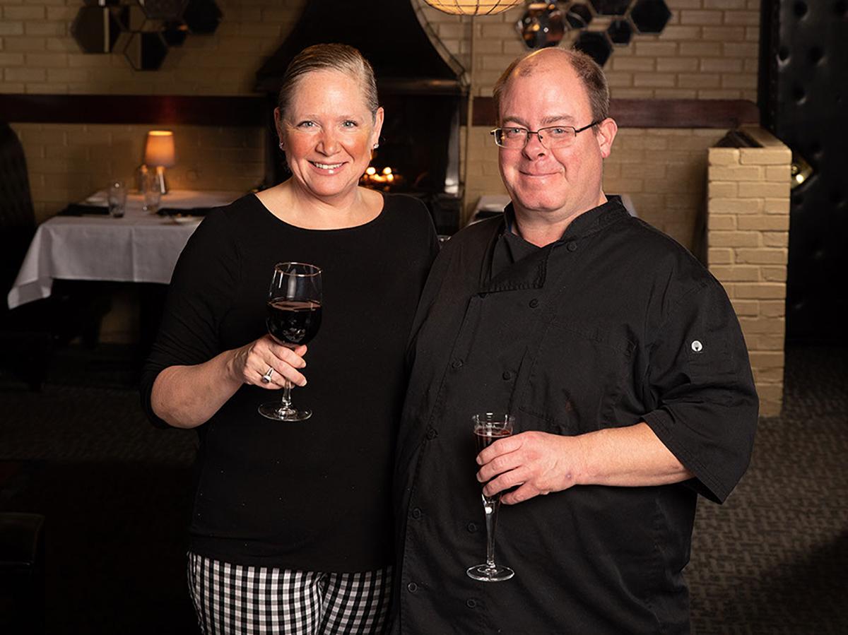 Jean Adkins and husband Denver, owners of The Top Steak House in Bexley