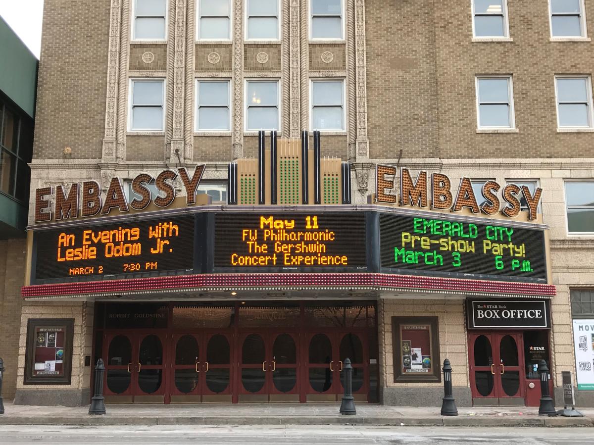 Embassy Theater Marquee