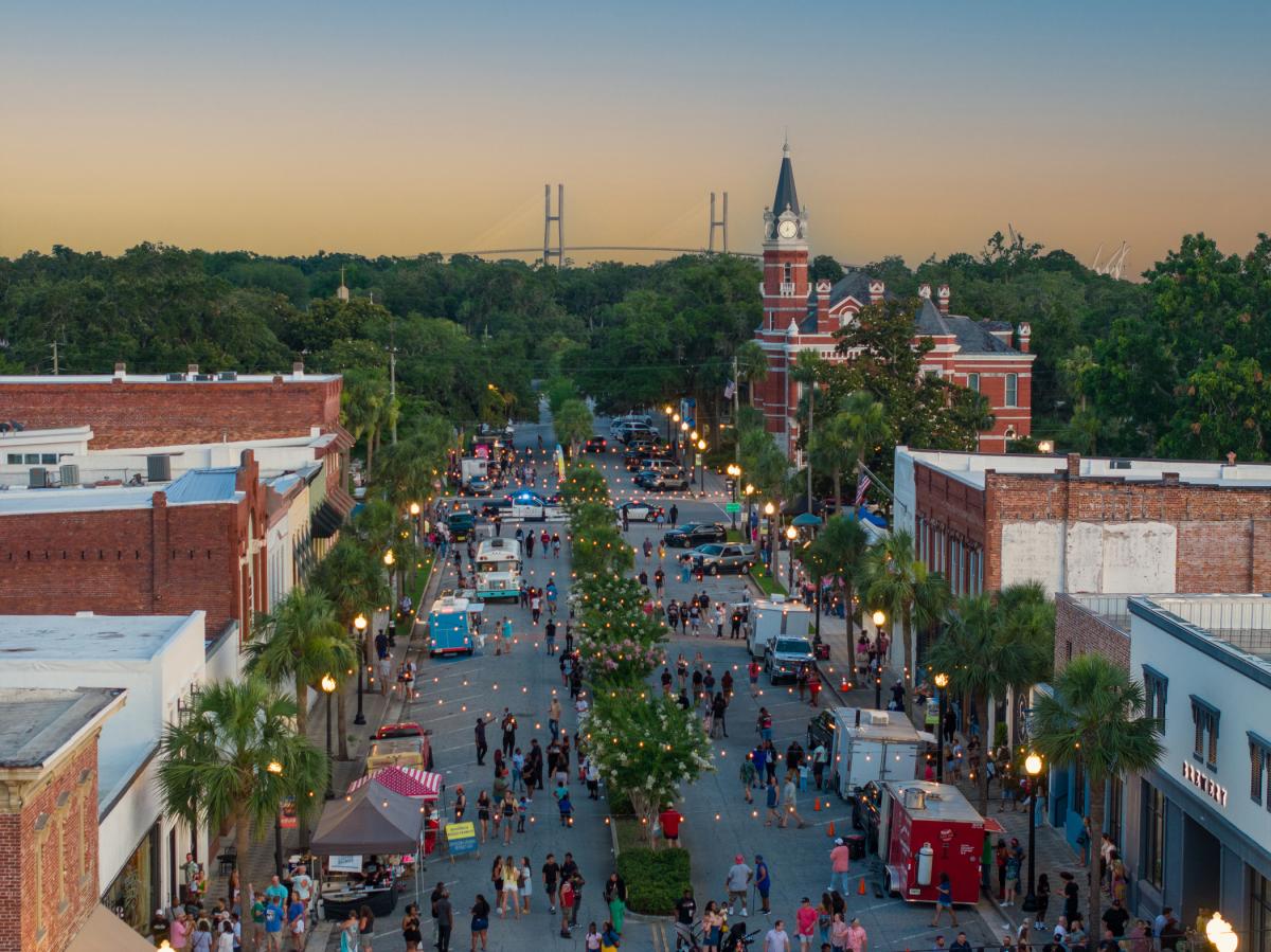 First Friday in Downtown Brunswick