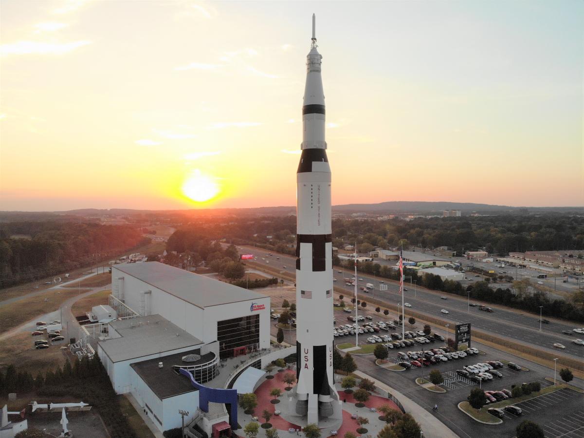 Saturn V aerial