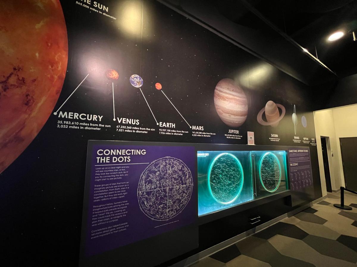 Science exhibit Museum at Prairie Fire