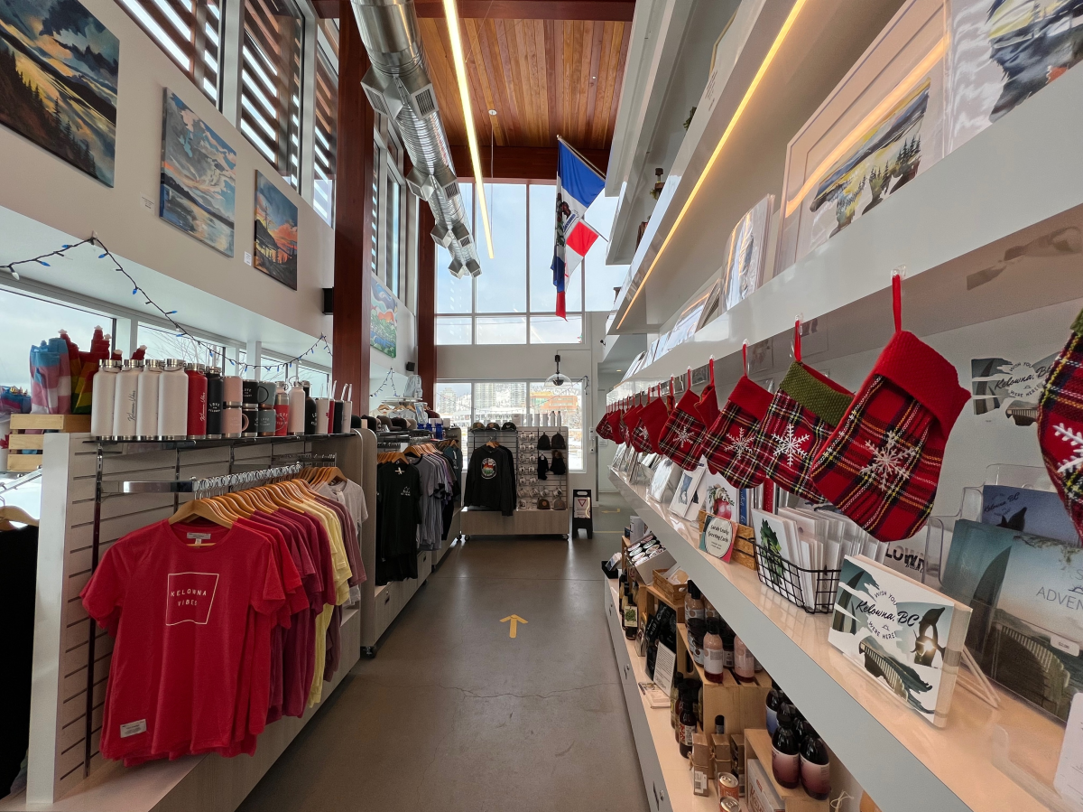 Kelowna Visitor Centre Retail Program