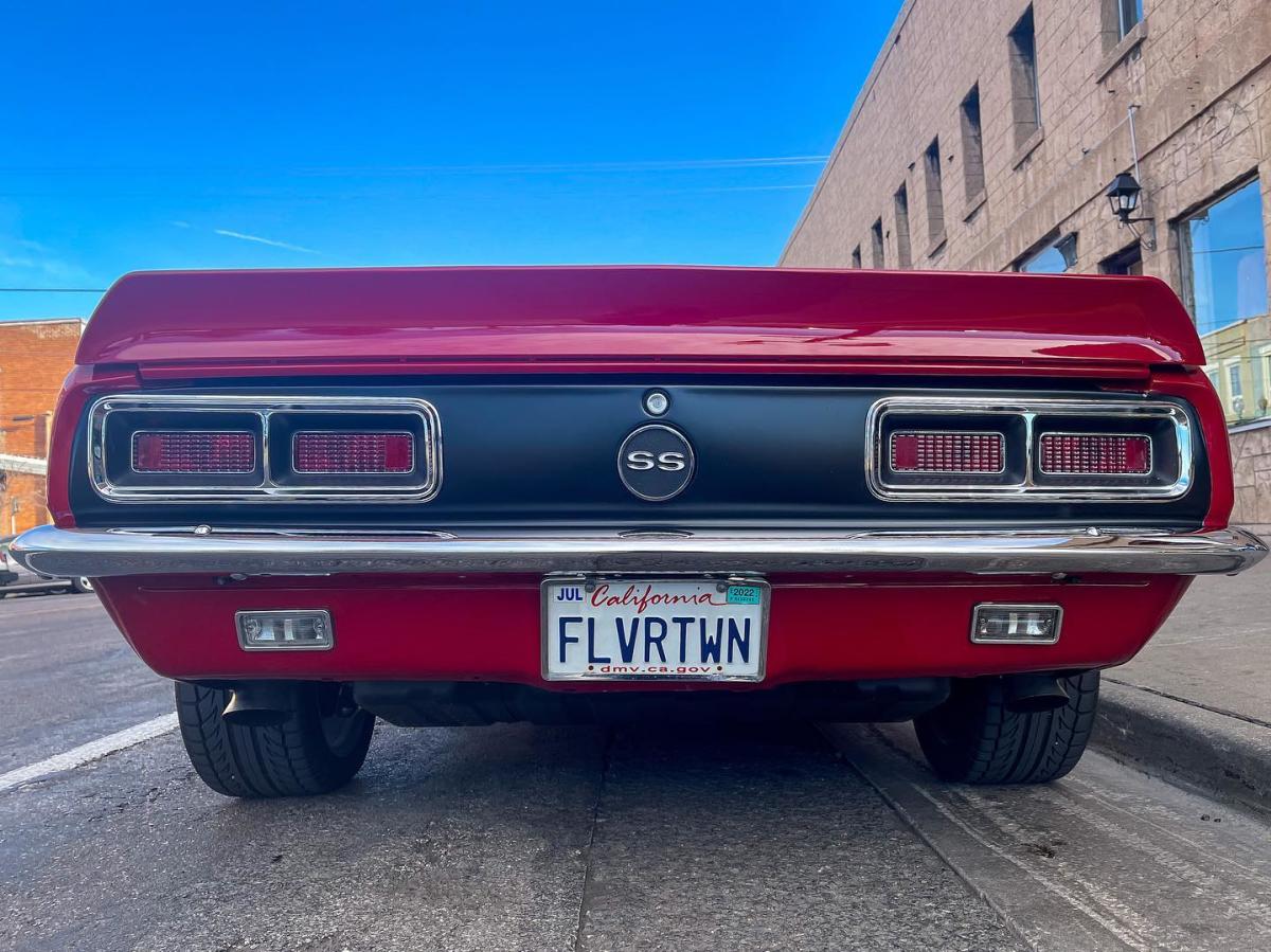 Guy Fieri's car at Born in a Barn in Laramie