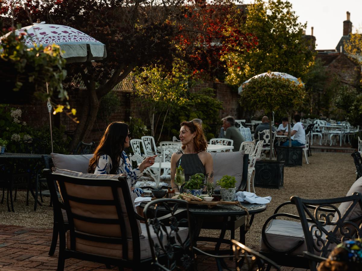 Stanwell House Garden at Night
