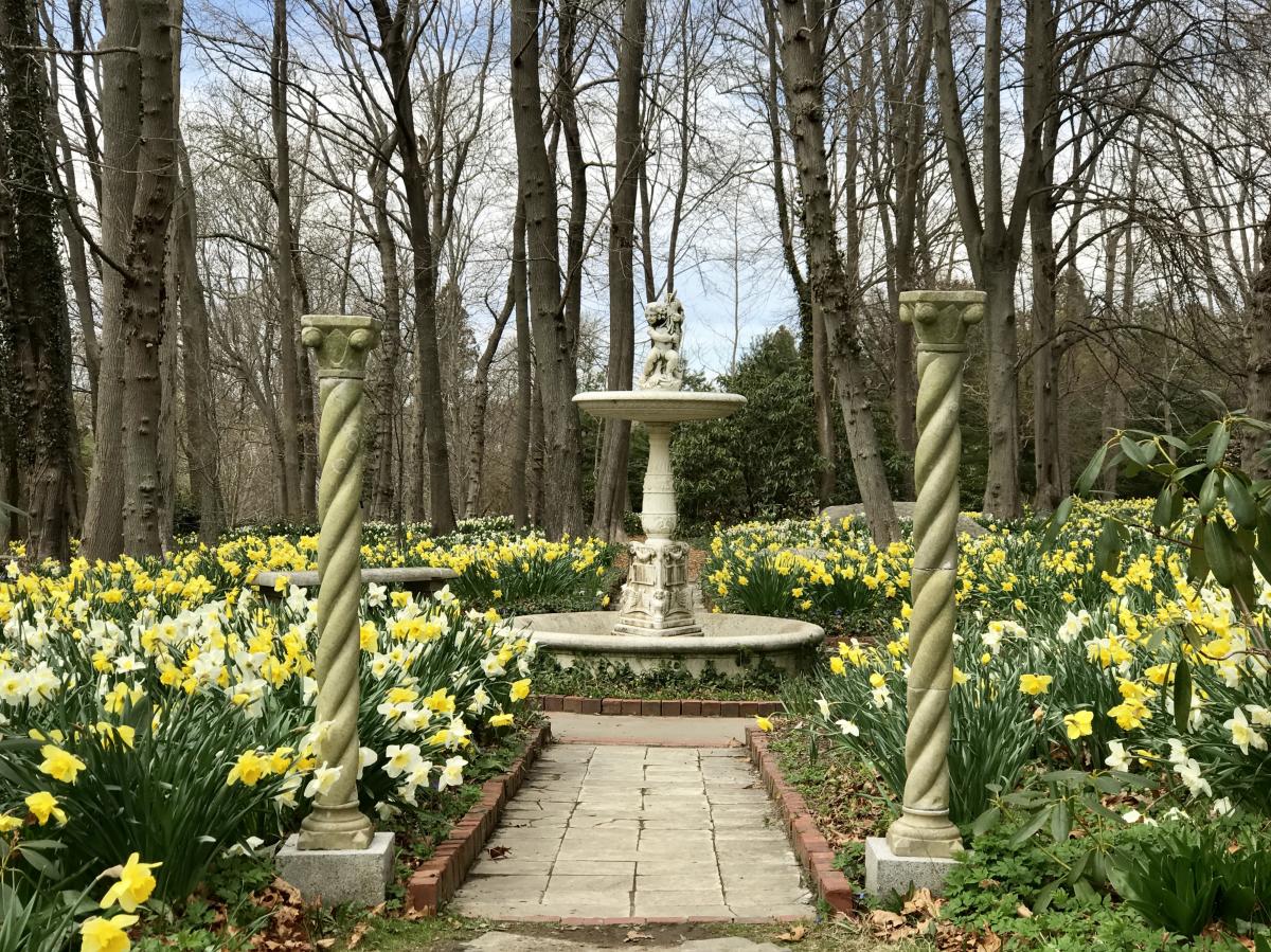 Gateway to Spring Blithewold Mansion