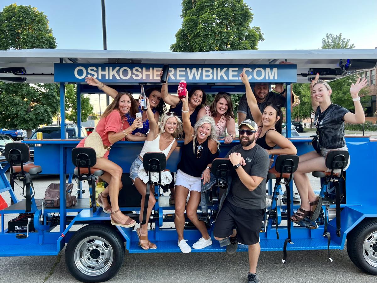 Oshkosh Brew Bike Pedal Tavern
