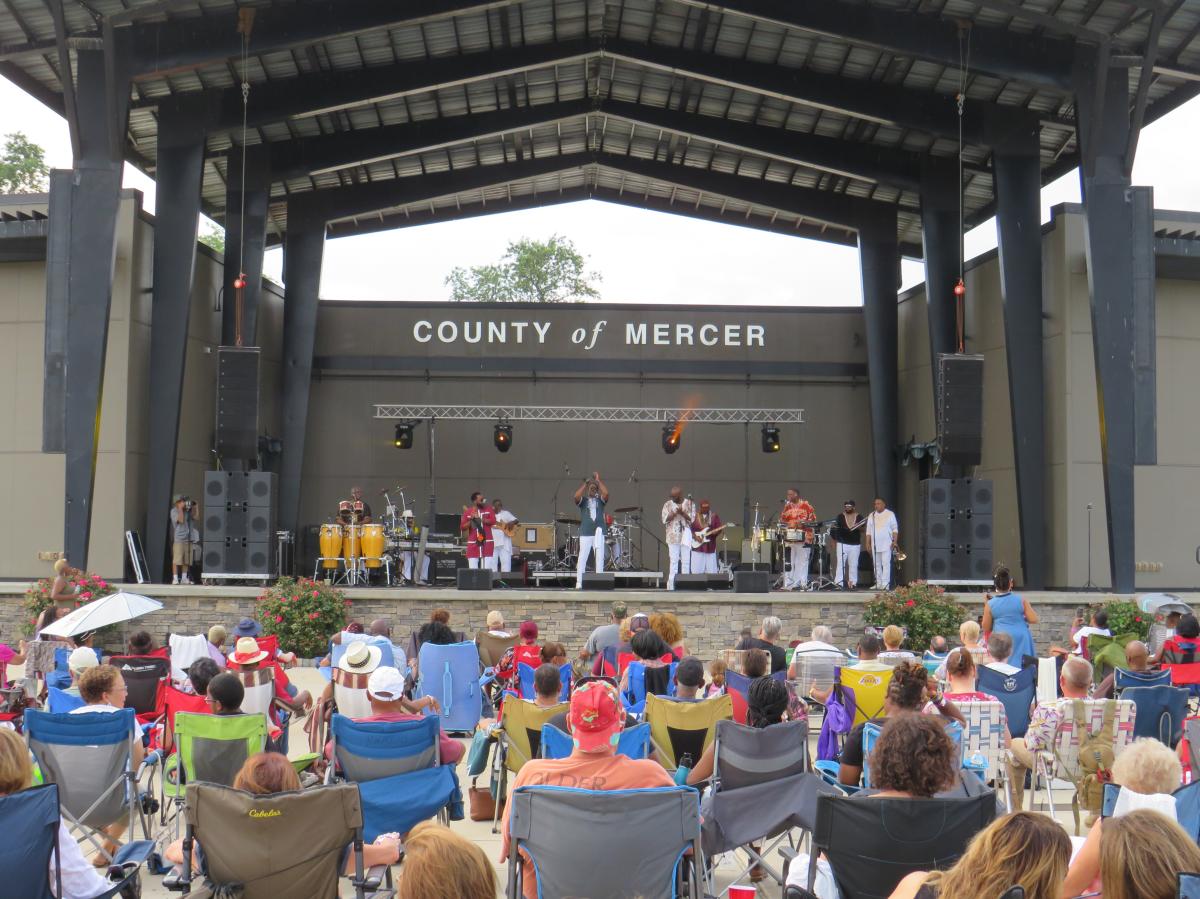 EWF Tribute Band performing at Mercer County Park