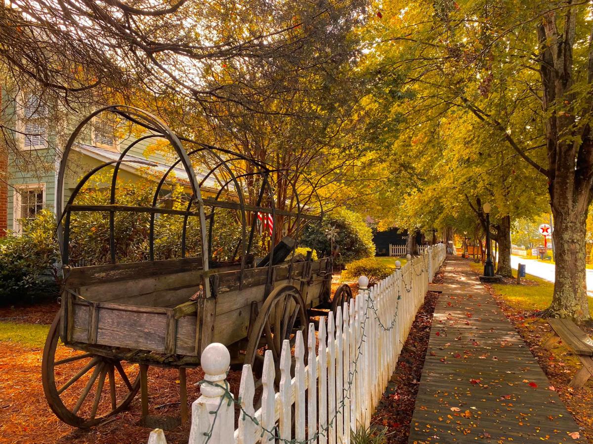Wagon in Historic Gold Hill
