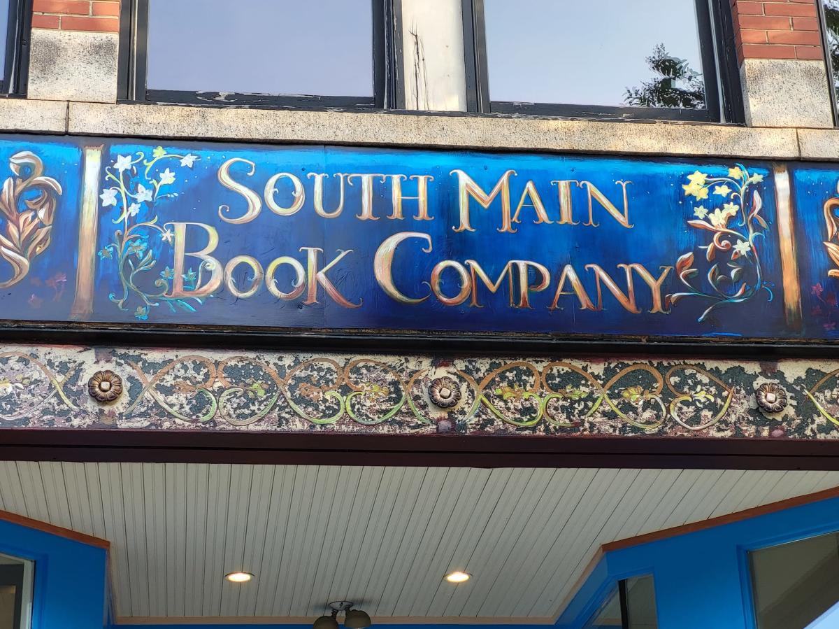 South Main Book Company Storefront Sign