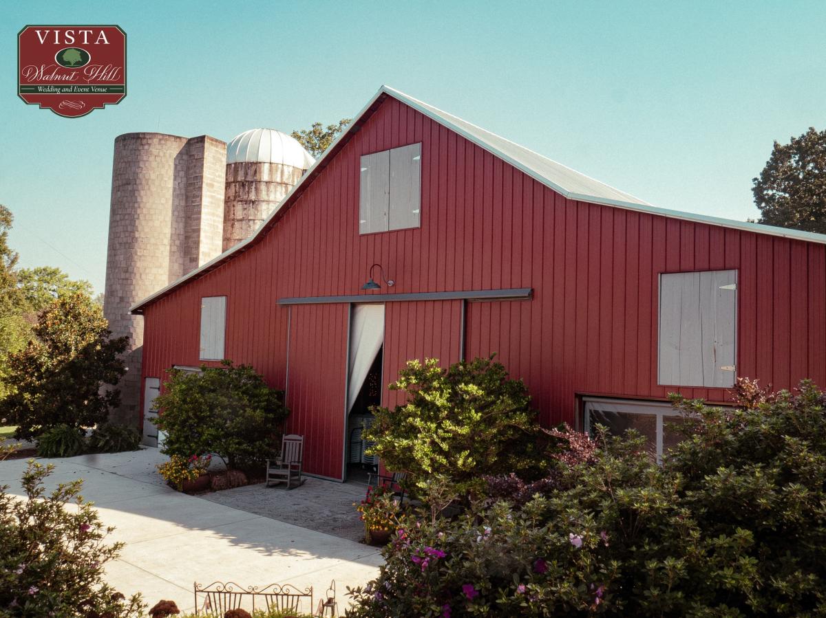 Red barn wedding venue
