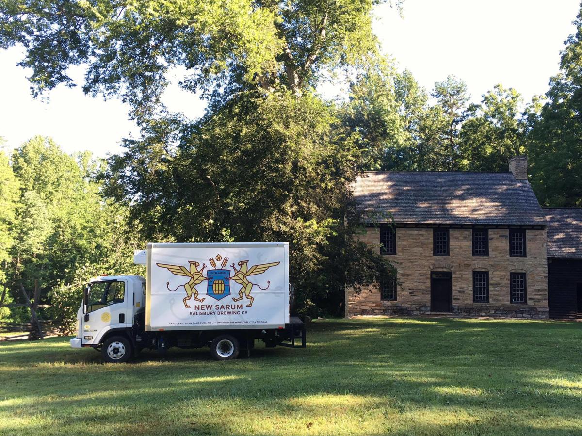 New Sarum truck at Old Stone House