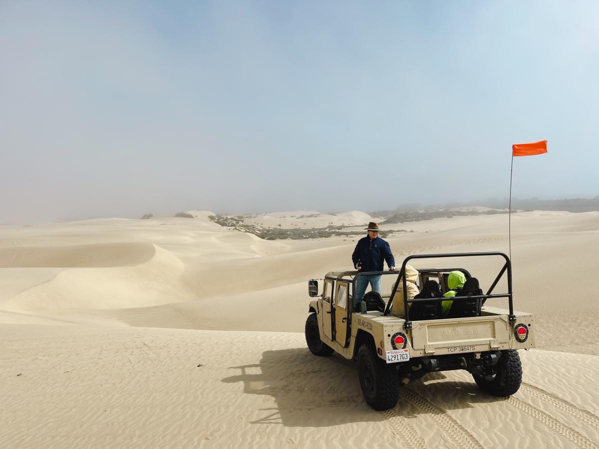 Hummer tour at the Oceano Dunes