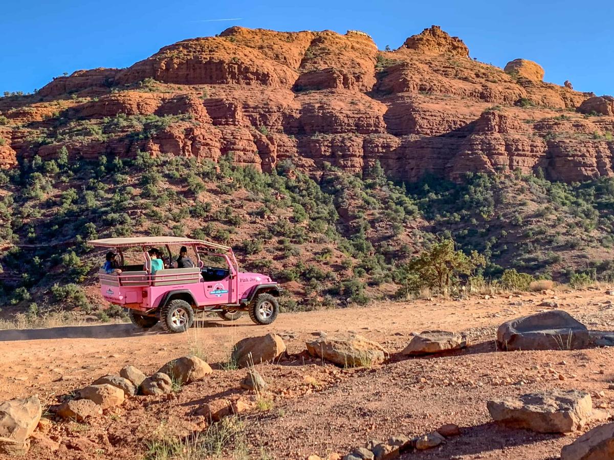 Pink Jeep tour in Sedona