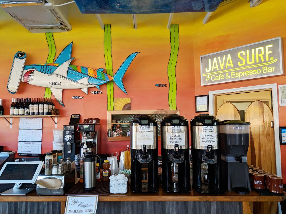 Java Surf Coffee Shop Virginia Beach