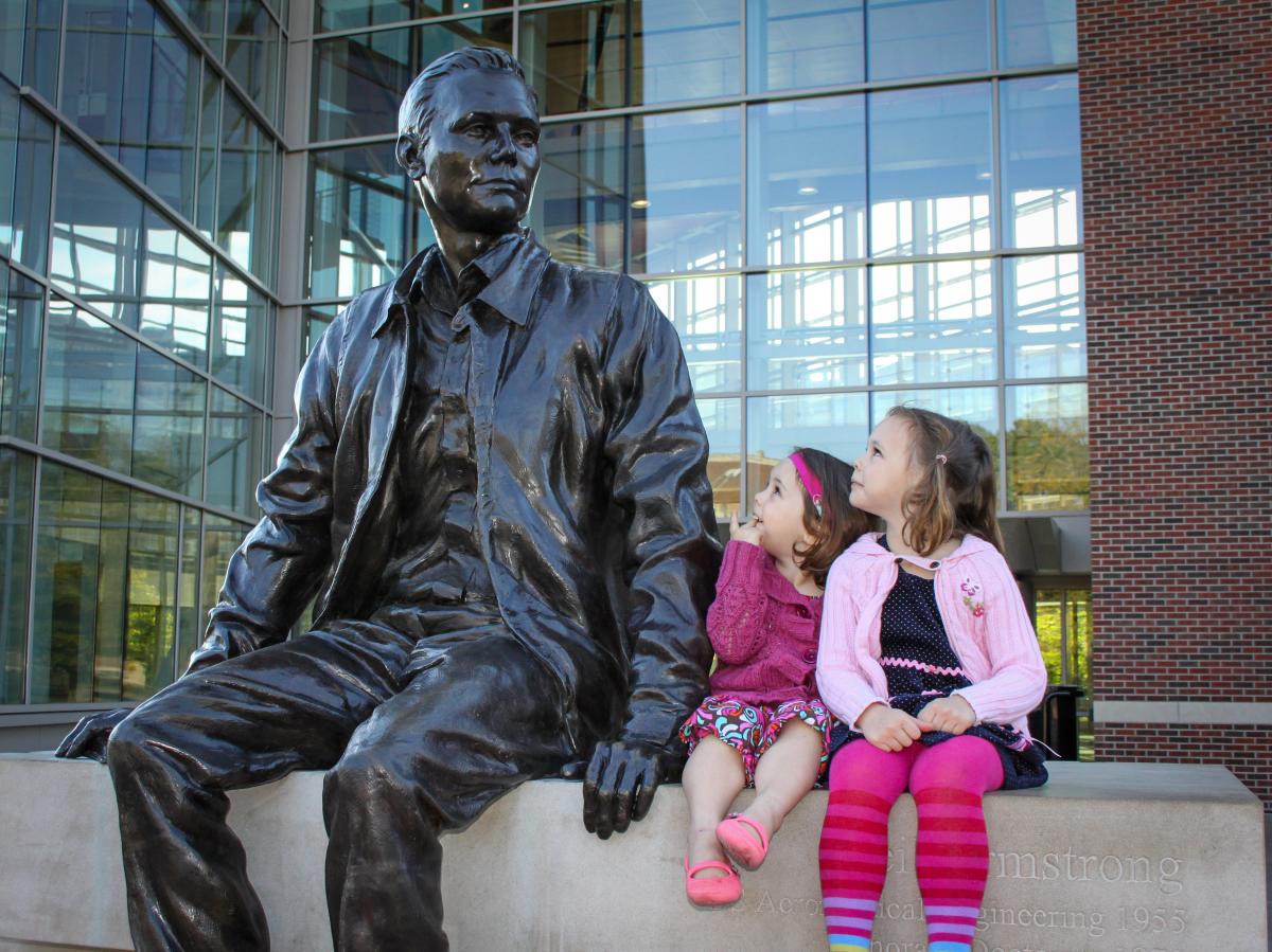 Purdue University Neil Armstong Statue
