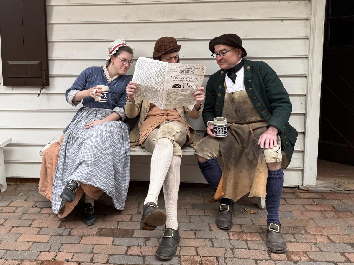 Colonial Williamsburg Print Shop - Today Show