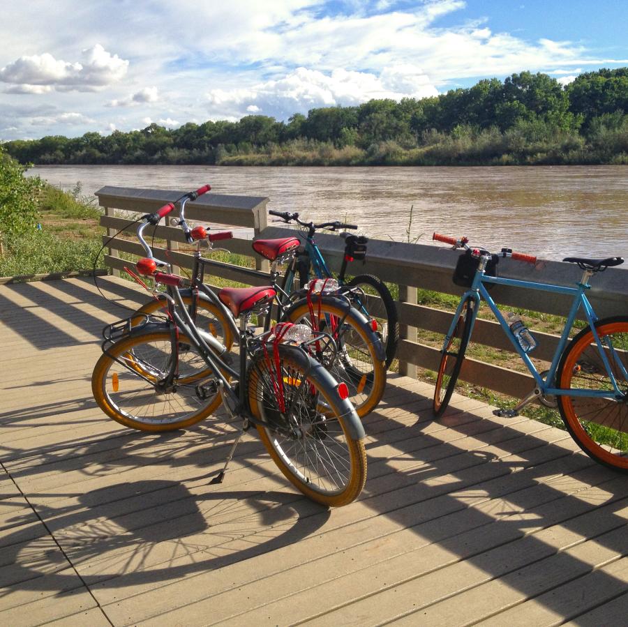 Bikes on the Rio Grande, Routes Bicycles