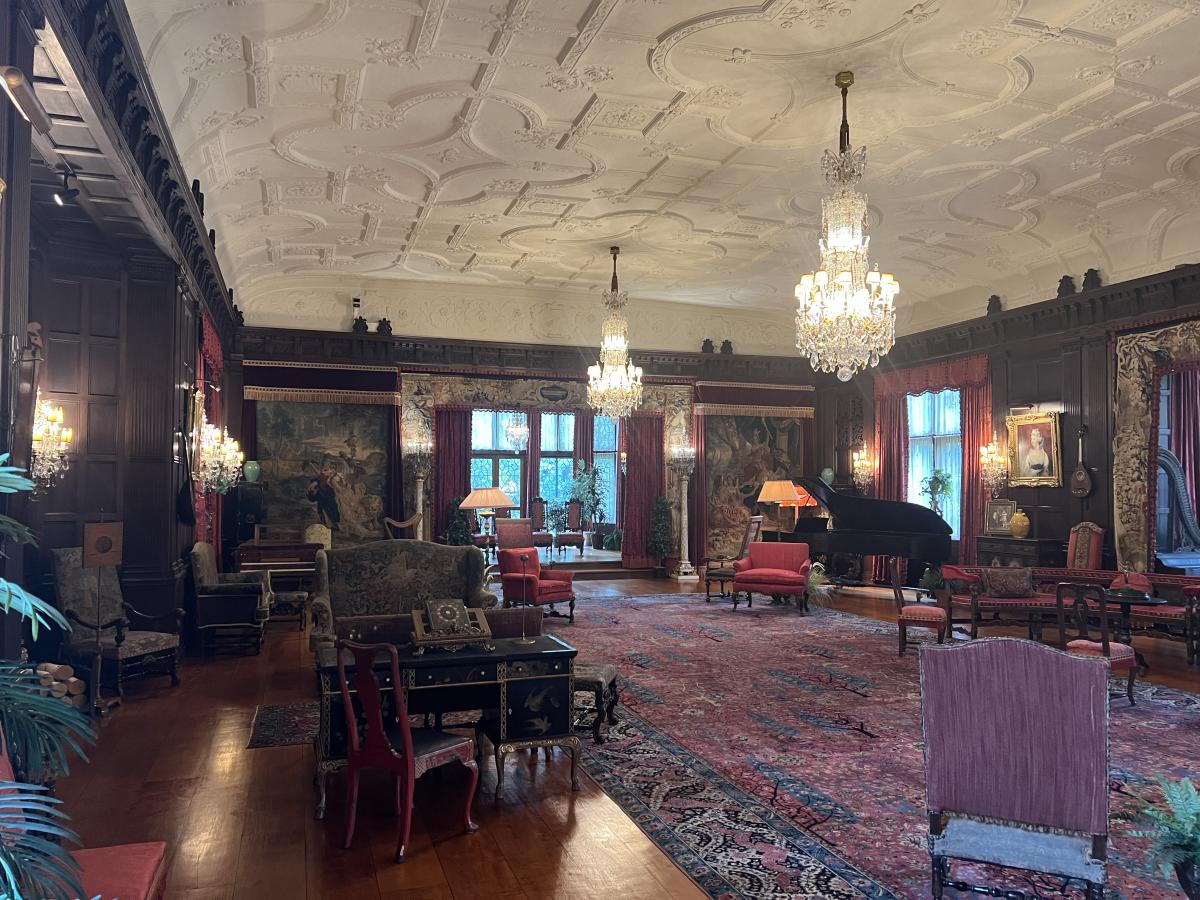 A View of the Music Room at Stan Hywet Hall & Gardens
