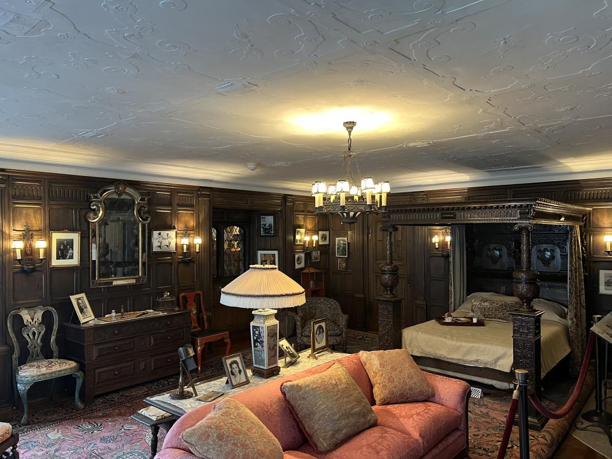 A Photo of the Master Bedroom at Stan Hywet Hall & Gardens
