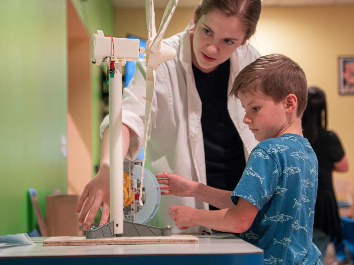 Child playing at Earlyworks