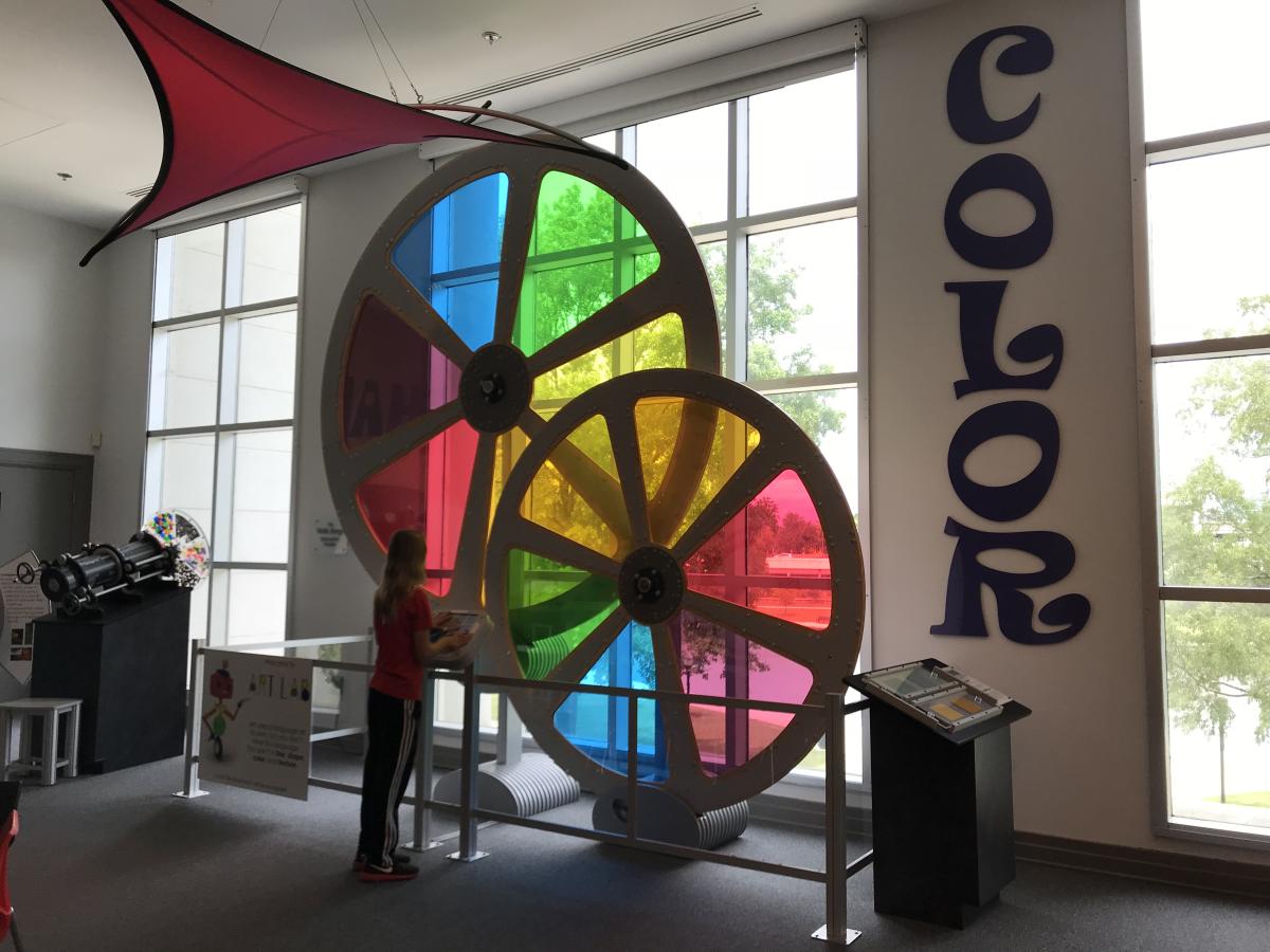 carley's adventure color wheel at hville museum of art