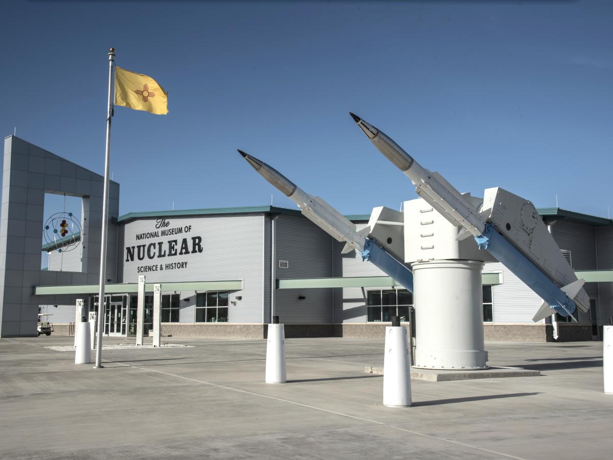 Exterior of the National Museum of Nuclear Science & History