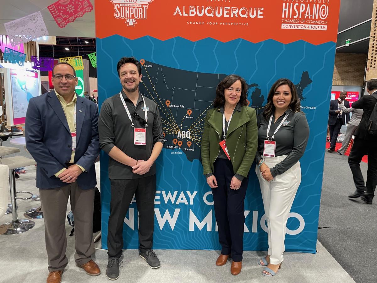 The Albuquerque team at the Routes America conference