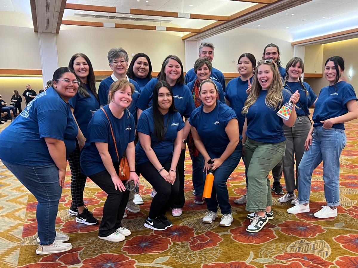Visit Albuquerque employees that participated in the Hospitality Games pose