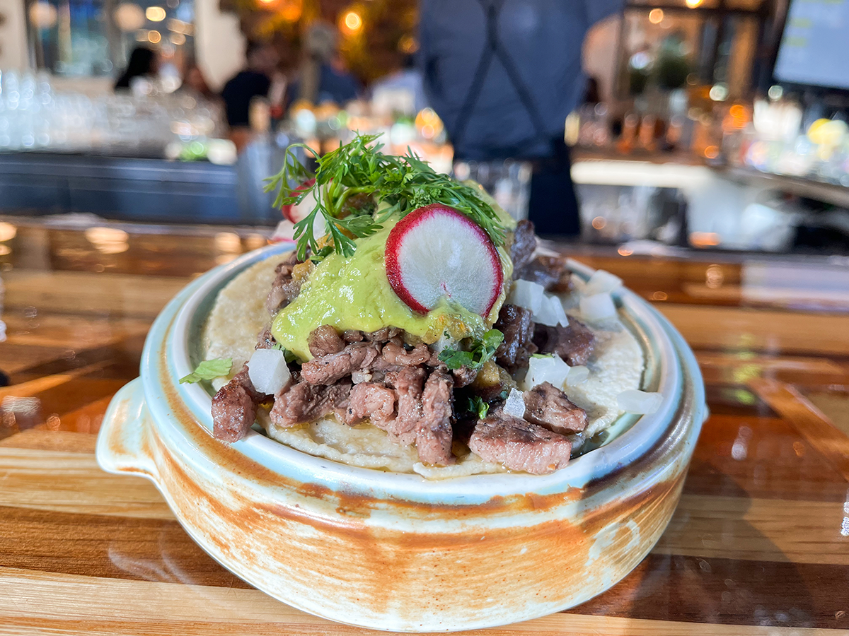 World of Taste 2024 at Anaheim Packing house Waygu Taco