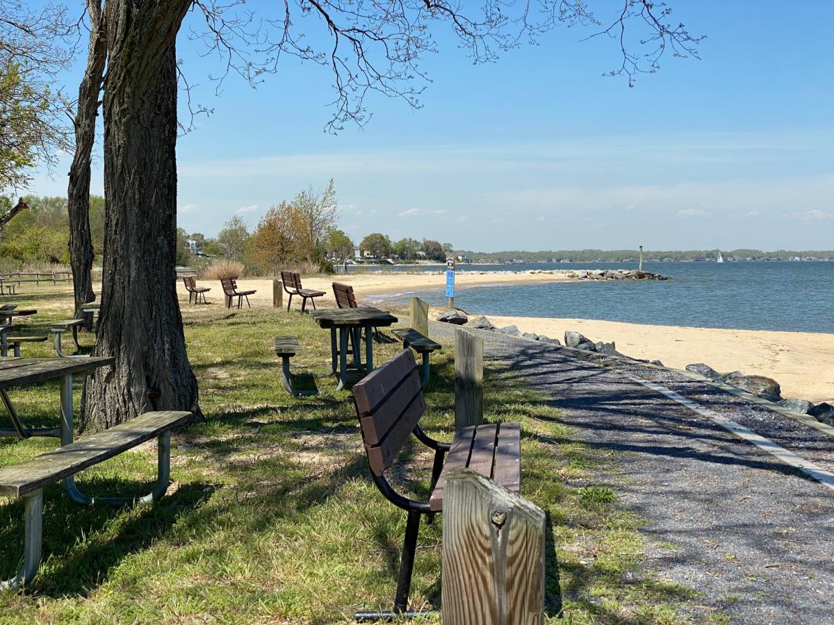 Mayo Beach Park beach access.