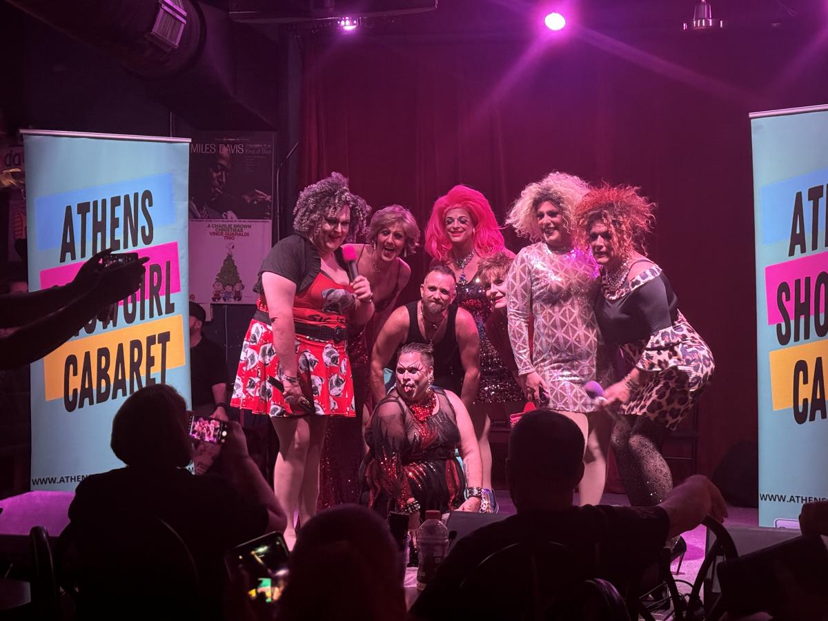 Athens Showgirl Cabaret group pic